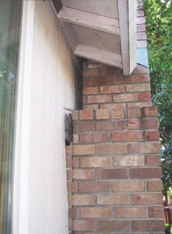sinking, leaning chimneys that are in danger of collapse in Riverdale